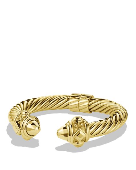 David Yurman Renaissance Bracelet In Gold in Gold | Lyst