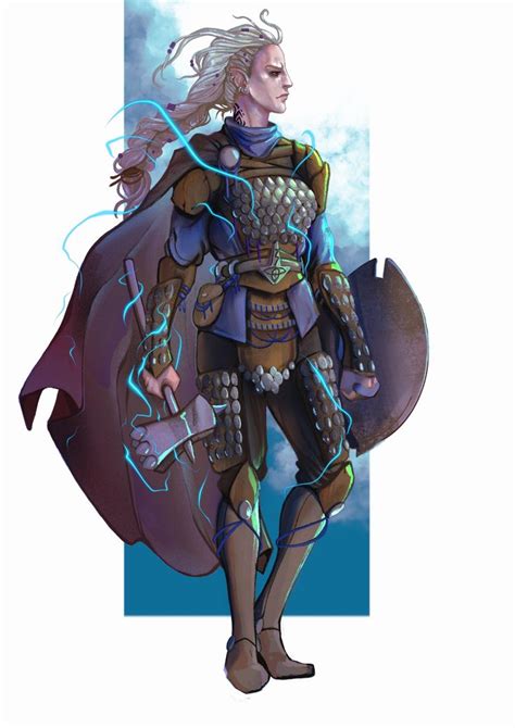 Dungeons and dragons characters, Warrior woman, Cleric