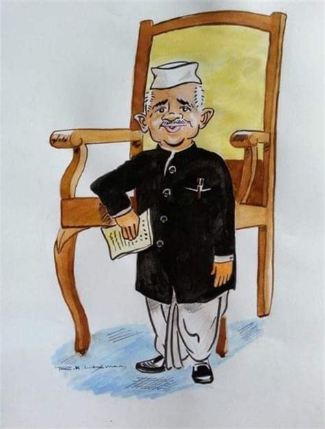 R.K. Laxman's Cartoons: Caricature of Indian Politicians - I