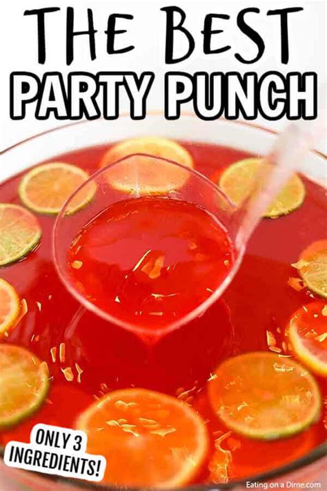 Best party punch recipe - party punch recipe with 3 ingredients