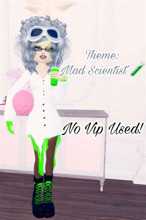 Mad Scientist Dress to Impress (no vip) 👩‍🔬 in 2024 | Dress to impress, Fancy dress code ...