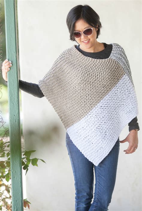 Free Easy Knit Poncho Pattern For Beginners