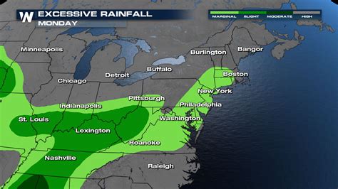 Severe Storm Chances for the East Coast Today - WeatherNation