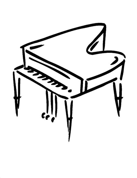 Keyboard Piano Drawing at GetDrawings | Free download