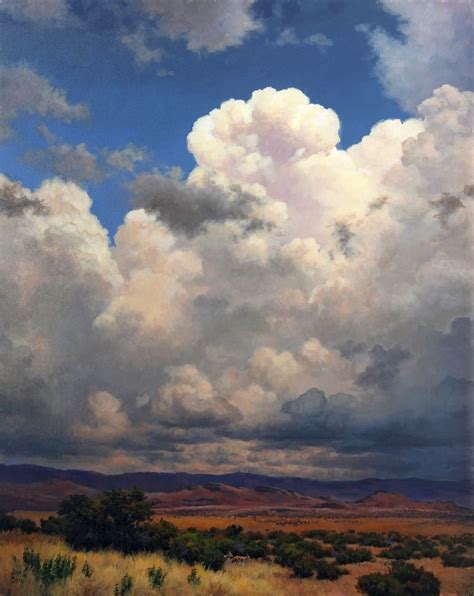 Coyote Clouds ~ artist John D Cogan, c.2013; acrylic, 30" x 24 ...