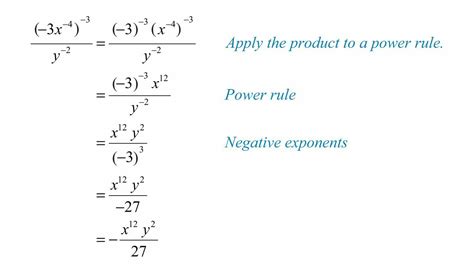 How To Simplify Negative Exponents - slideshare