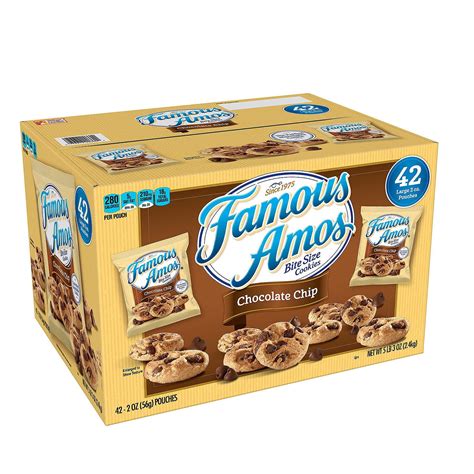 Product of Famous Amos Chocolate Chip Cookies (2 oz., 42 ct.) - [Bulk Savings] - Walmart.com