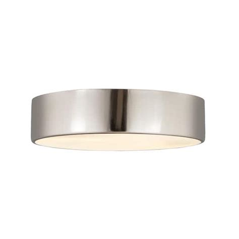 Harley 20 in. 4-Light Brushed Nickel Flush Mount 2302F4-BN - The Home Depot