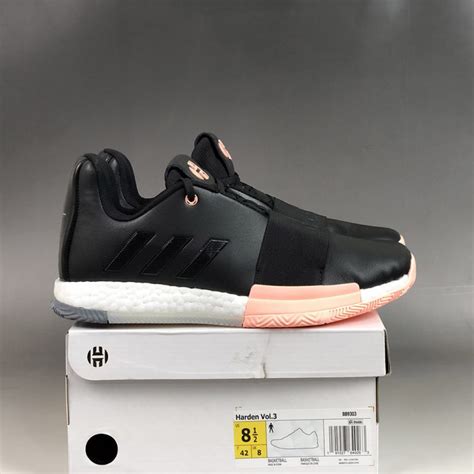 adidas Harden Vol. 3 Black Pink For Sale – The Sole Line