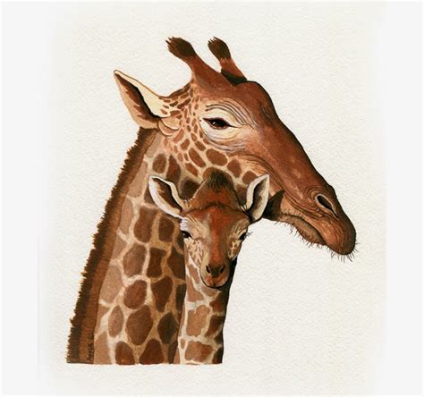 Painting a Day Art Blog - Original Oil Paintings on Canvas by Linda Apple: Giraffe - realistic ...