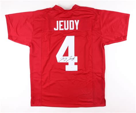 Jerry Jeudy Signed Jersey (JSA) | Pristine Auction