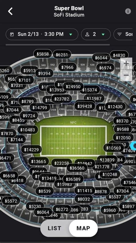 Super Bowl ticket pricing chart. | Super bowl tickets, Super bowl, Life ...