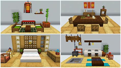 Minecraft: 25+ Japanese Furniture Ideas - YouTube