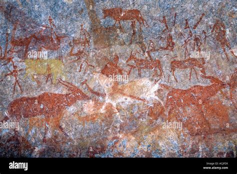 San Rock Art, Matobo Hills Stock Photo - Alamy