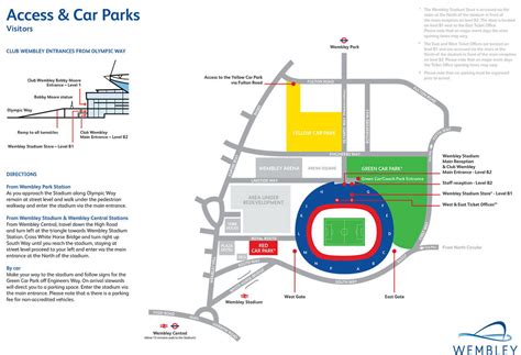 Wembley Stadium seating plan - Detailed seat numbers - MapaPlan.com