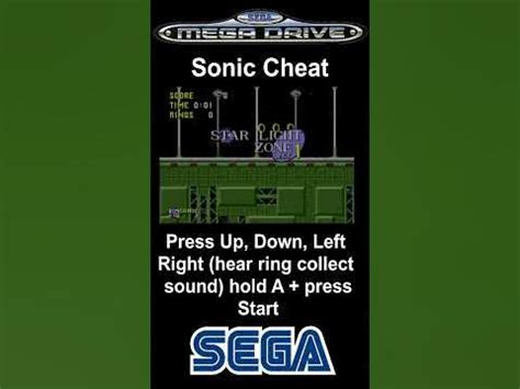 Sonic the Hedgehog Cheat Sega Megadrive - YouTube