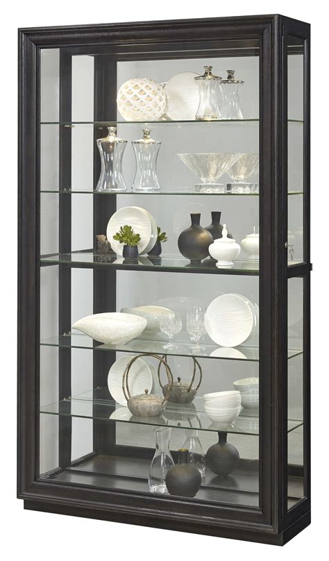 Albrightsville Solid Ash Corner Curio Cabinet | Glass curio cabinets, Glass cabinets display ...