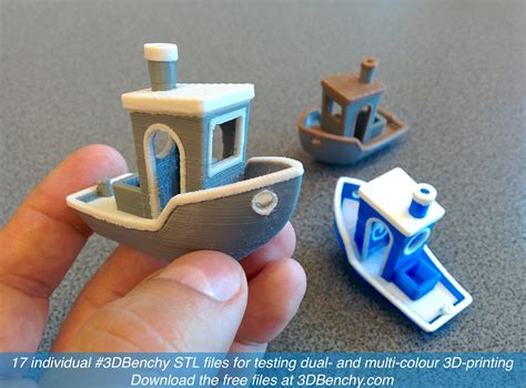 #3DBenchy for dual- and multi-part color 3D printing – #3DBenchy