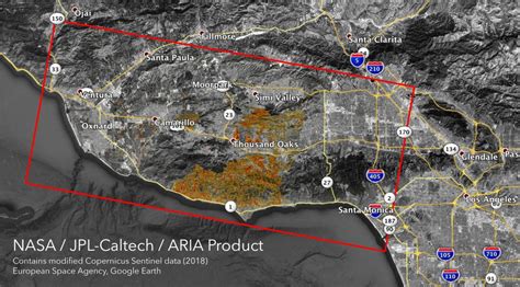 Space Images | Updated Aria Map Of Ca Camp Fire Damage - Map Of ...