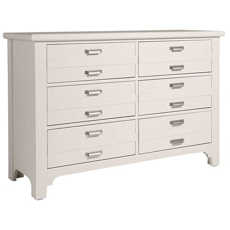 Laurel Mercantile Co. Bungalow Transitional 6 Drawer Double Dresser | Belfort Furniture | Dressers