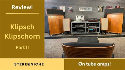 Klipschorn Part 2 - How they sound on tube amps - YouTube