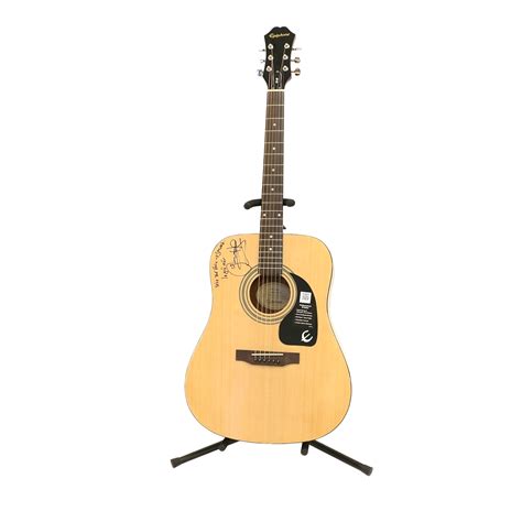 Charitybuzz: Glen Hansard Epiphone Autographed Guitar - Lot 920802