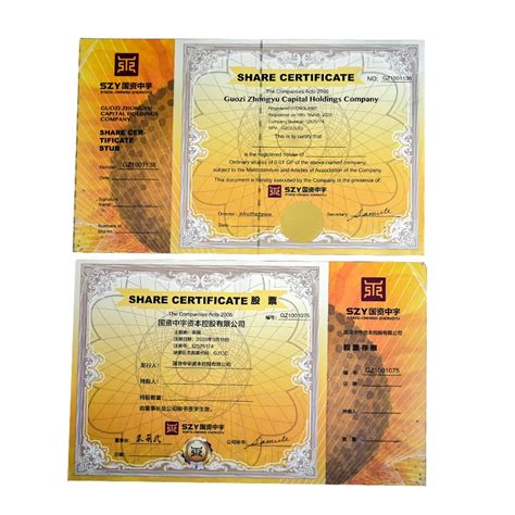 Custom Stamping Printing Watermark Paper Holographic Anti-fake Diploma ...