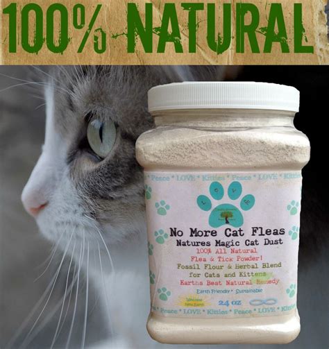 Natural Flea & Tick Control for Cats No More Cat | Etsy | Cat fleas, Flea powder, Cat has fleas