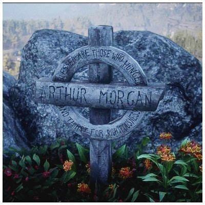 Rdr2 Arthur Morgan Grave - Download Free Mock-up