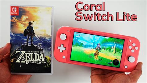 Zelda Breath of the Wild Gameplay on Coral Edition Nintendo Switch Lite - Part 4 - YouTube