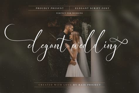 Elegant Wedding Font by RaisProject · Creative Fabrica