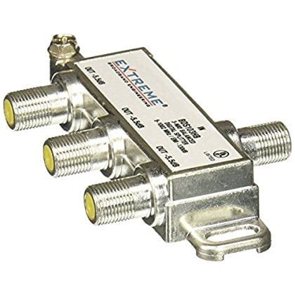 Extreme 3 Way Unbalanced HD Digital 1GHz High Performance Coax Cable Splitter - BDS103H ...