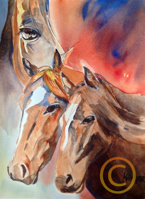 Eye of the Horse | Painting, Pet portraits, Watercolor paintings