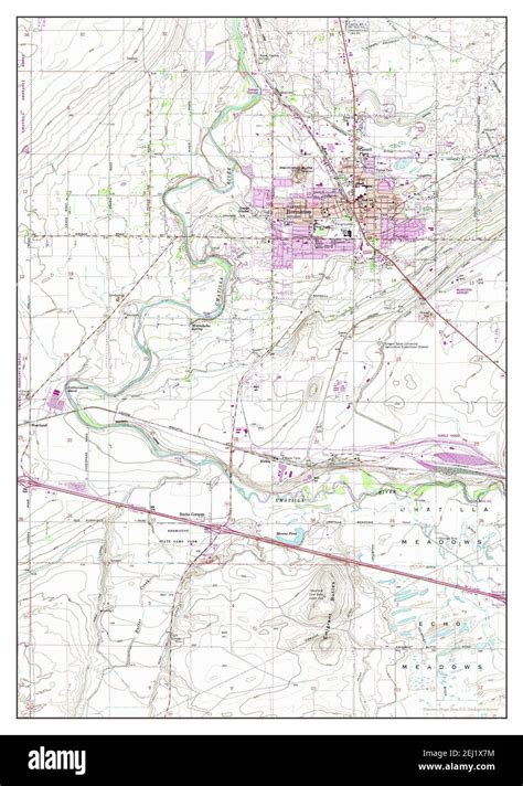 Hermiston, Oregon, map 1962, 1:24000, United States of America by ...