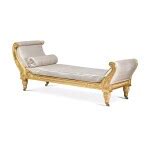 A Regency carved giltwood daybed, circa 1810-1815, attributed to Morel & Hughes | Classic Design ...
