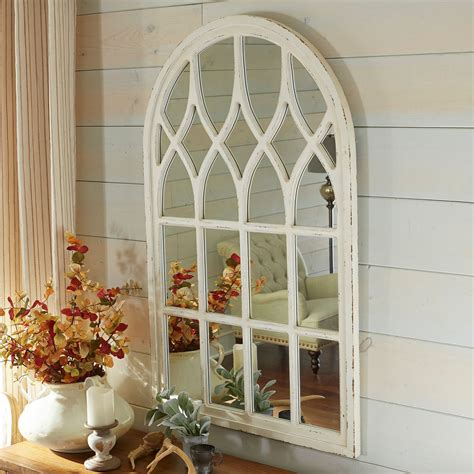 Whitewashed Arch Window Mirror | Pier 1 Imports | Arched window mirror, Window mirror, Window ...