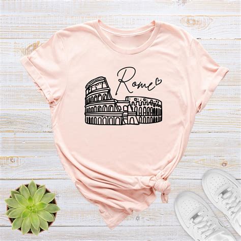 Rome Shirt, Rome Italy Shirt, Rome Travel T-shirt, Rome Colosseum Tee ...