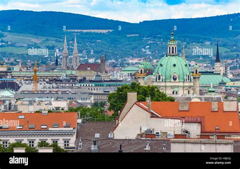 Vienna city skyline, Austria Stock Photo - Alamy