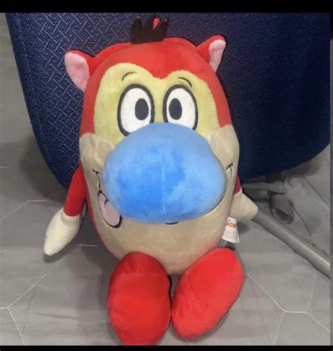 NICKELODEON REN AND Stimpy LOG 4" Plush Toy Free Shipping $15.00 - PicClick