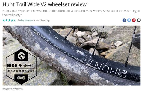 Bike Perfect 4.5/5 Review - Hunt Trail Wide Wheelset – Hunt Bike Wheels International