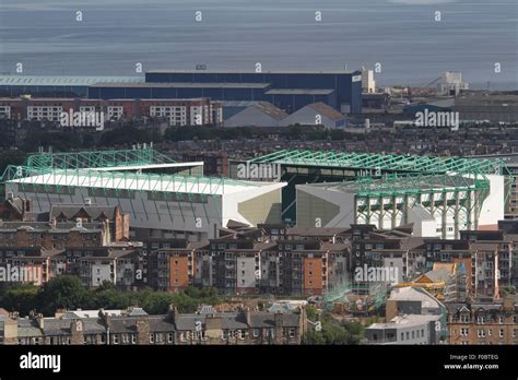 Easter Road stadium Hibernian FC Edinburgh Scotland August 2015 Stock ...