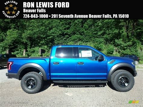 2018 Lightning Blue Ford F150 SVT Raptor SuperCrew 4x4 #127738761 ...