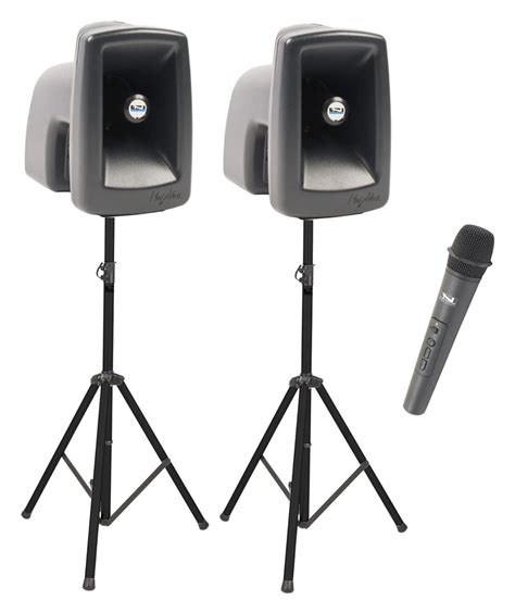 Portable PA System with Wireless Mic | 2,000+ Crowd Reach