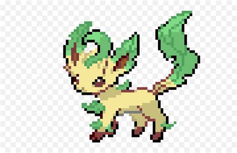 Leafeon - Shiny Leafeon Pixel Art Png,Leafeon Png - free transparent png images - pngaaa.com