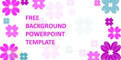 Background Powerpoint Elegant Pink - Flower - Free Powerpoint Templates, Download Template PTT