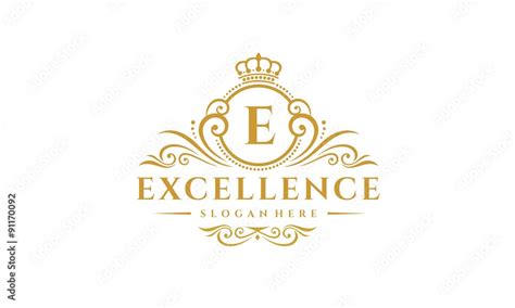 Excellence logo suitable for clothes shop, fashion boutique, hotel, wedding and real estate ...