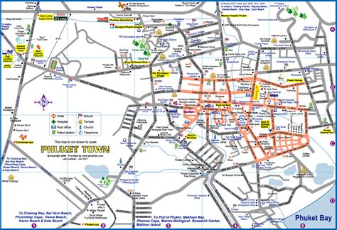 Phuket Town Map - Phuket Thailand • mappery