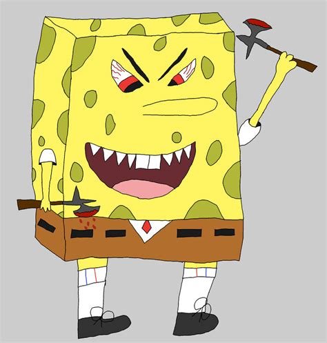 Evil Spongebob by dino222 on DeviantArt