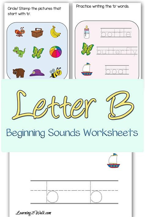 Beginning Sounds B Worksheets