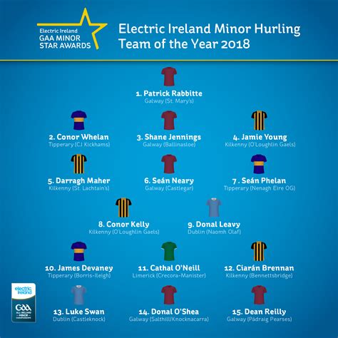 Four Kilkenny Players make Minor Hurling Team Of The Year